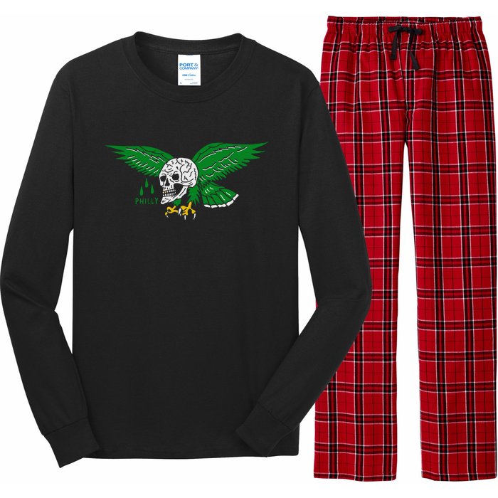 Heavy Slime P.H.I.L.L.Y Eagle Skull Long Sleeve Pajama Set