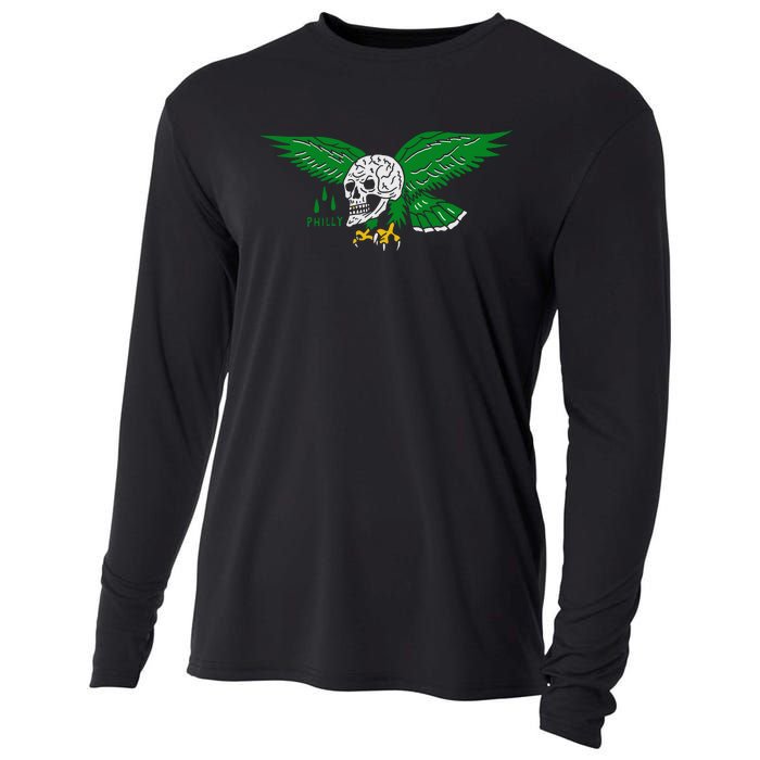 Heavy Slime P.H.I.L.L.Y Eagle Skull Cooling Performance Long Sleeve Crew