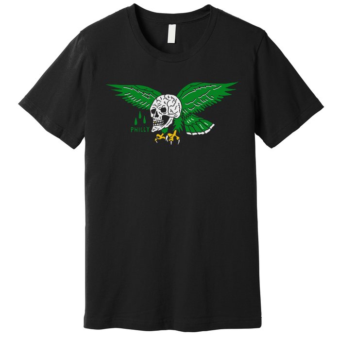 Heavy Slime P.H.I.L.L.Y Eagle Skull Premium T-Shirt