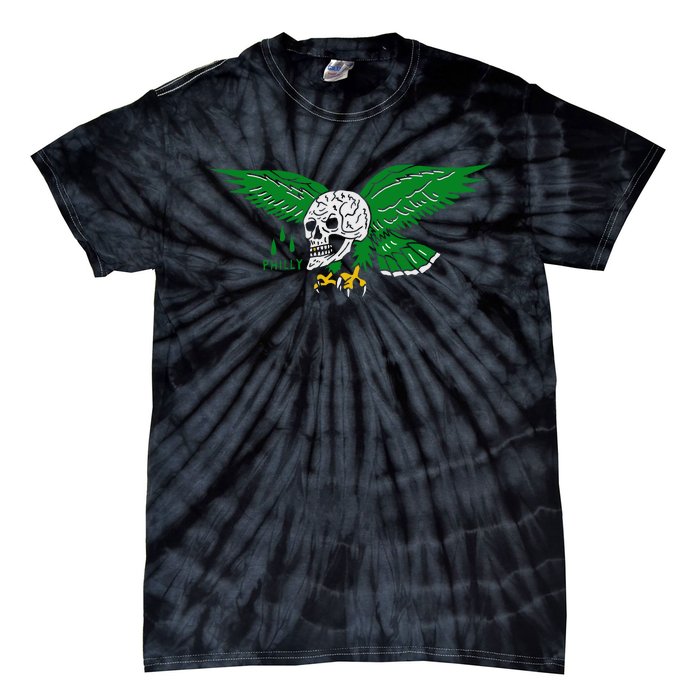 Heavy Slime P.H.I.L.L.Y Eagle Skull Tie-Dye T-Shirt