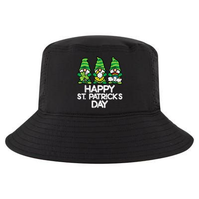 Happy St Patricks Day, St Paddys Day, Funny St Pattys Day Gnomes Cool Comfort Performance Bucket Hat
