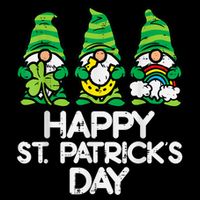 Happy St Patricks Day, St Paddys Day, Funny St Pattys Day Gnomes Cooling Performance Crew T-Shirt