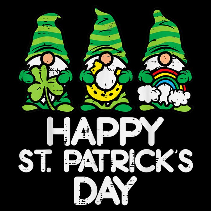 Happy St Patricks Day, St Paddys Day, Funny St Pattys Day Gnomes Cooling Performance Crew T-Shirt