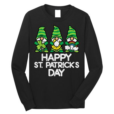 Happy St Patricks Day, St Paddys Day, Funny St Pattys Day Gnomes Long Sleeve Shirt