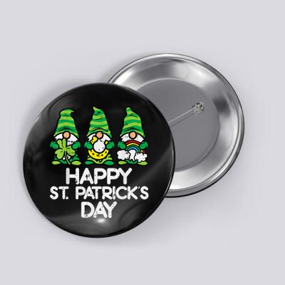 Happy St Patricks Day, St Paddys Day, Funny St Pattys Day Gnomes Button