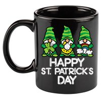Happy St Patricks Day, St Paddys Day, Funny St Pattys Day Gnomes 11oz C Handle Ceramic Mug