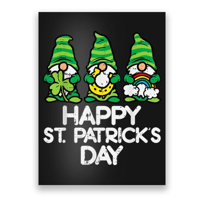 Happy St Patricks Day, St Paddys Day, Funny St Pattys Day Gnomes Poster