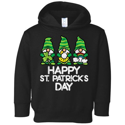 Happy St Patricks Day, St Paddys Day, Funny St Pattys Day Gnomes Toddler Hoodie