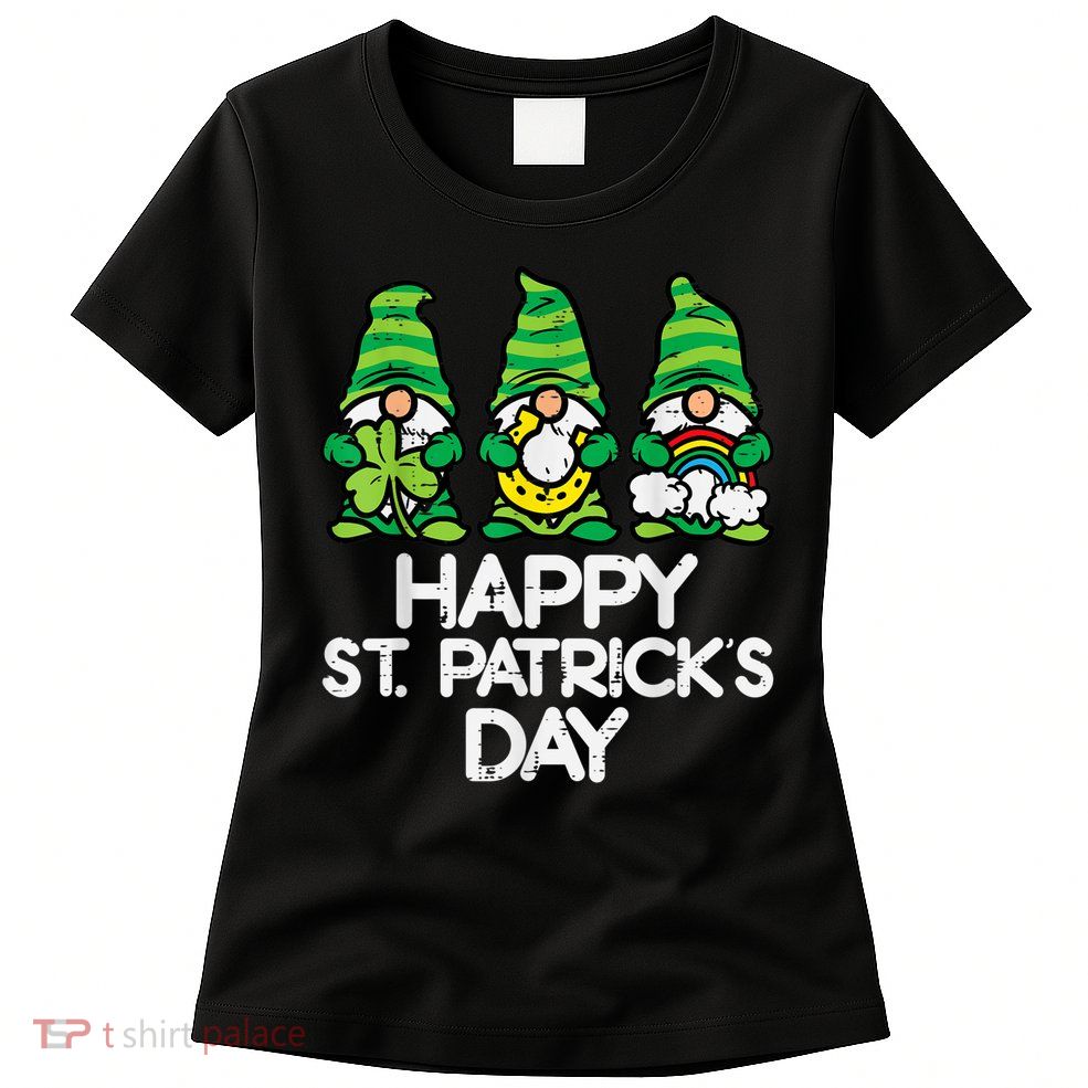 Happy St Patricks Day, St Paddys Day, Funny St Pattys Day Gnomes Womens T-Shirt