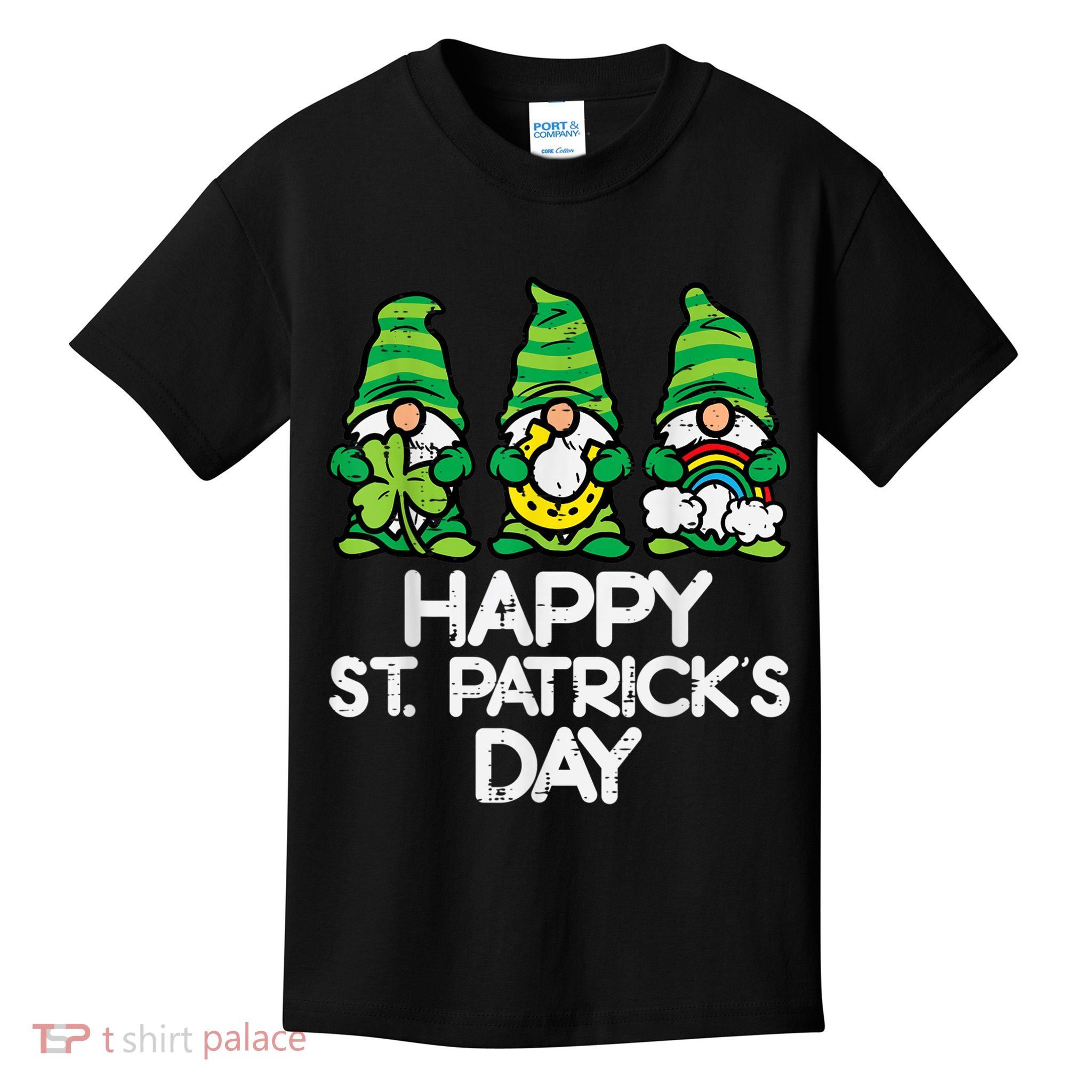 Happy St Patricks Day, St Paddys Day, Funny St Pattys Day Gnomes Kids T-Shirt