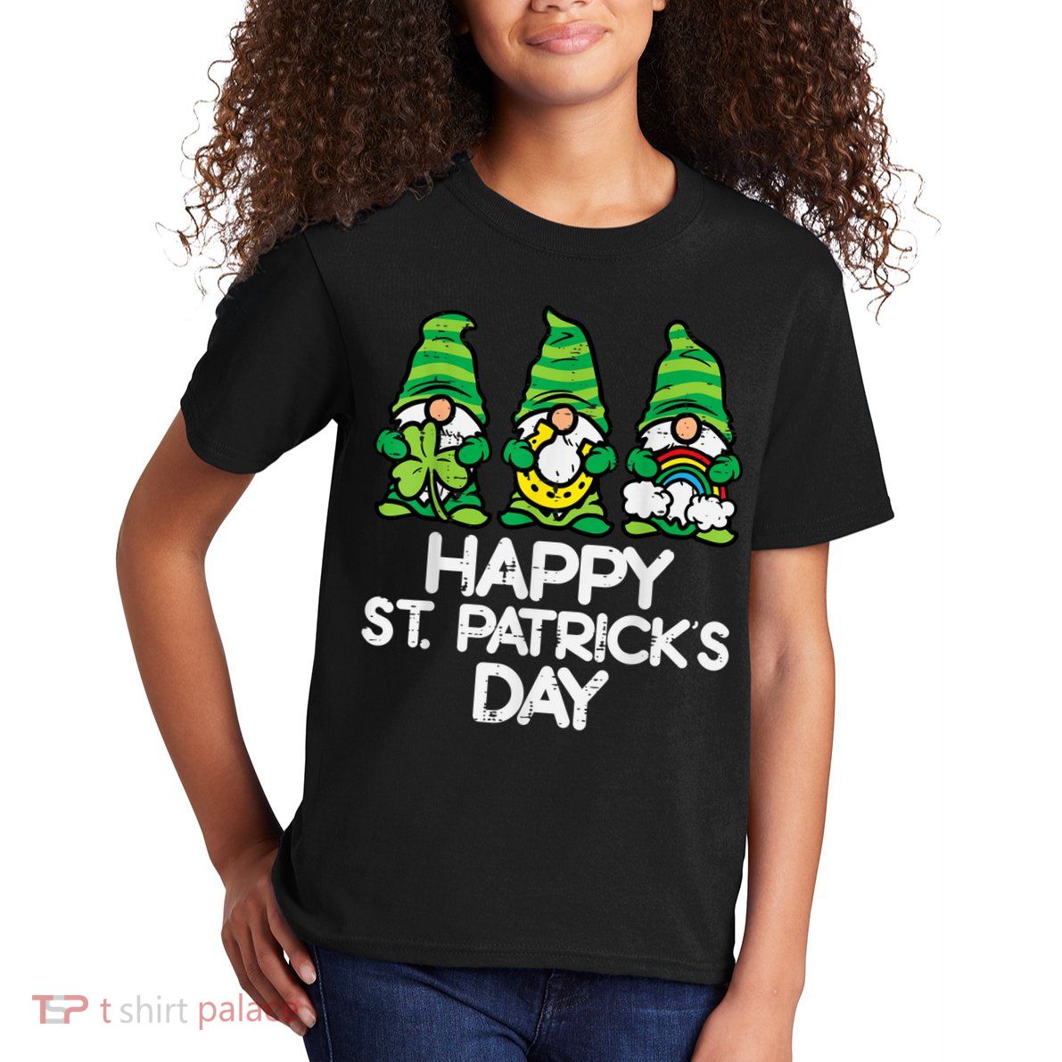 Happy St Patricks Day, St Paddys Day, Funny St Pattys Day Gnomes Kids T-Shirt