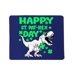 Happy St PaT Rex Dinosaur Saint Patrick's Day Mousepad