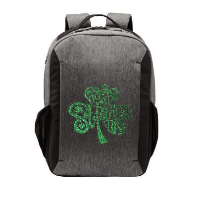 happy st patricks day shamrock glitter irish Vector Backpack