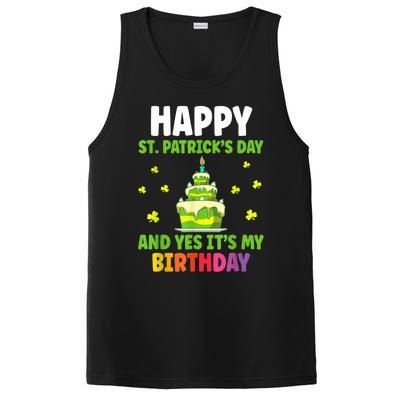 Happy St Patricks Day And Yes Its My Birthday PosiCharge Competitor Tank