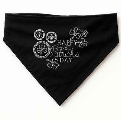 Happy St Patrick's Day Holiday Gift USA-Made Doggie Bandana