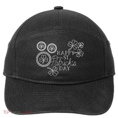 Happy St Patrick's Day Holiday Gift 7-Panel Snapback Hat