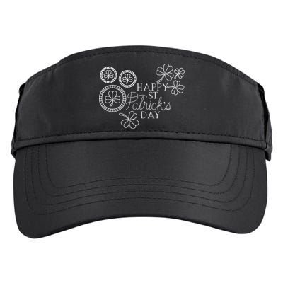 Happy St Patrick's Day Holiday Gift Adult Drive Performance Visor