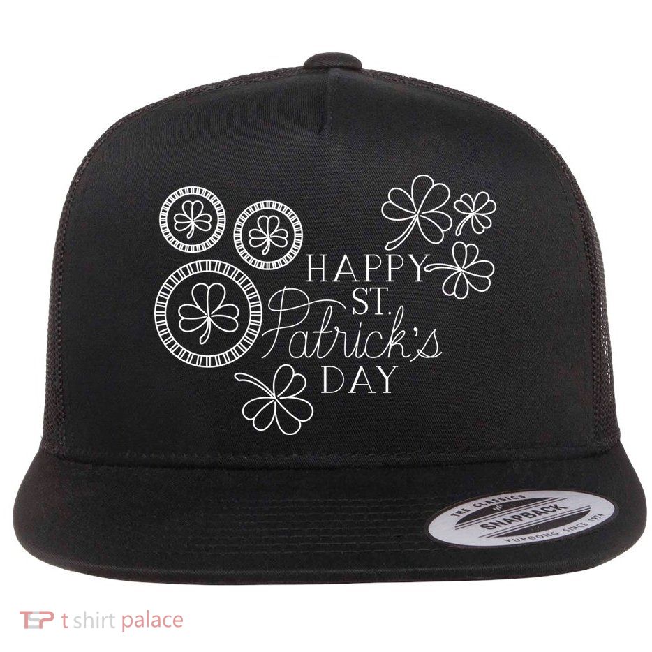 Happy St Patrick's Day Holiday Gift Flatbill Hat