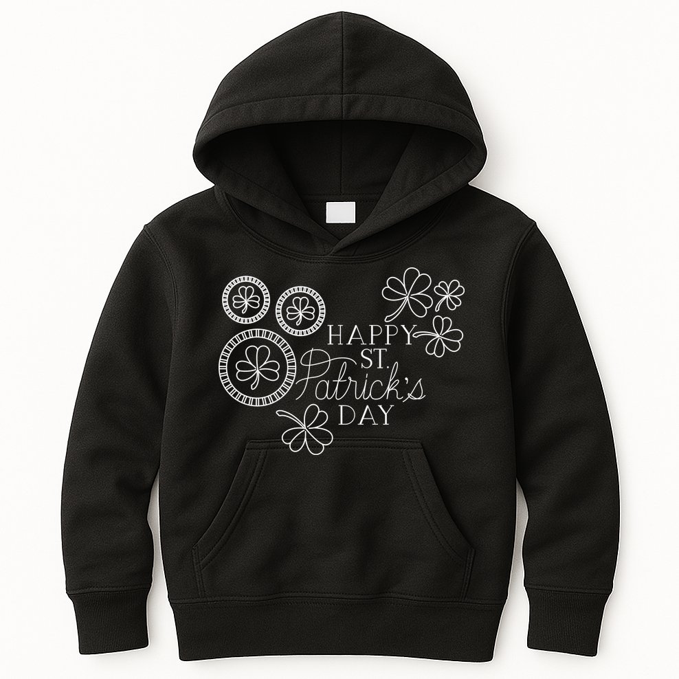 Happy St Patrick's Day Holiday Gift Kids Hoodie