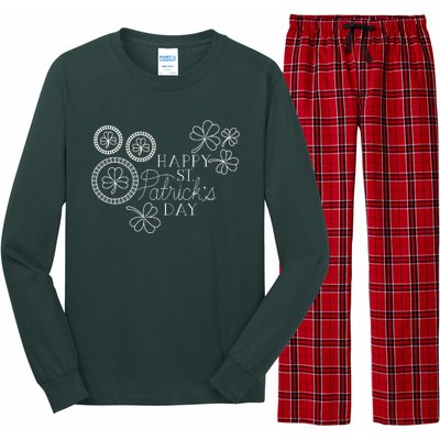 Happy St Patrick's Day Holiday Gift Long Sleeve Pajama Set