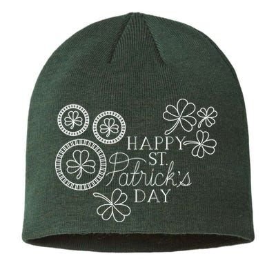 Happy St Patrick's Day Holiday Gift Sustainable Beanie