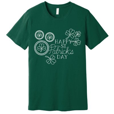 Happy St Patrick's Day Holiday Gift Premium T-Shirt