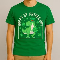 Happy St Patrex Day Funny Irish T-Rex Saint Patricks Dino T-Shirt