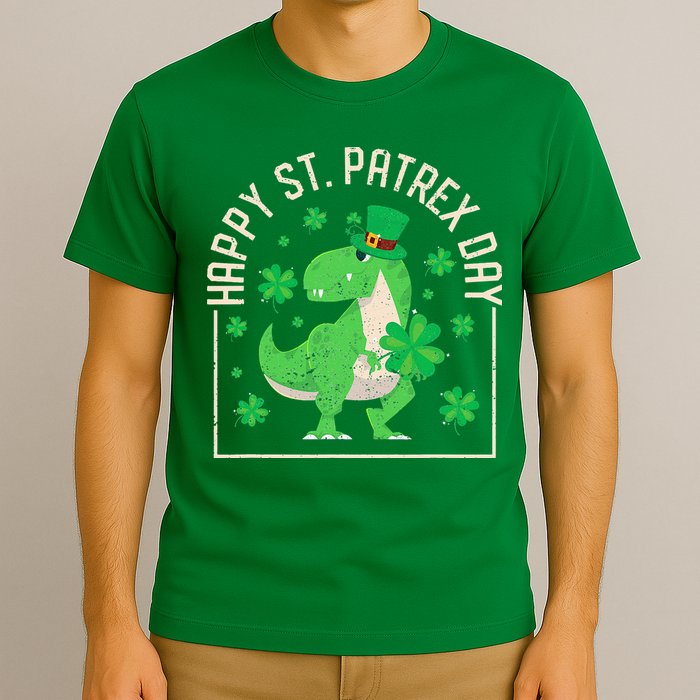 Happy St Patrex Day Funny Irish T-Rex Saint Patricks Dino T-Shirt