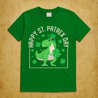 Happy St Patrex Day Funny Irish T-Rex Saint Patricks Dino T-Shirt