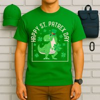 Happy St Patrex Day Funny Irish T-Rex Saint Patricks Dino T-Shirt