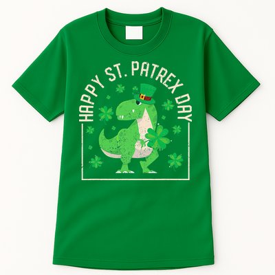 Happy St Patrex Day Funny Irish T-Rex Saint Patricks Dino Tall T-Shirt