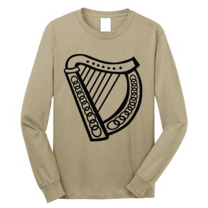 Harp St. Patrick's Day Saint Paddy's Day Patty Long Sleeve Shirt