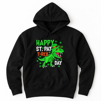 Happy St PatRex Saint Patrick's Day Dinosaurs Hoodie