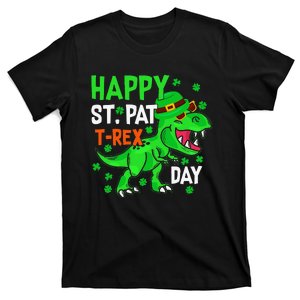 Happy St PatRex Saint Patrick's Day Dinosaurs T-Shirt