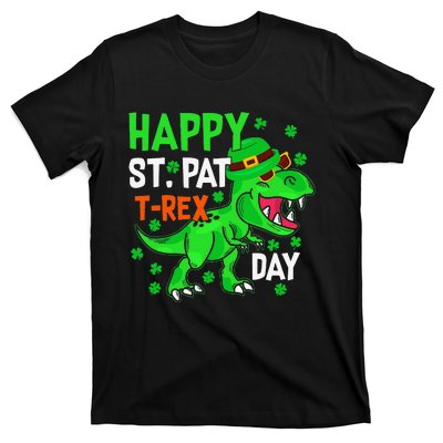 Happy St PatRex Saint Patrick's Day Dinosaurs T-Shirt