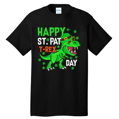 Happy St PatRex Saint Patrick's Day Dinosaurs Tall T-Shirt