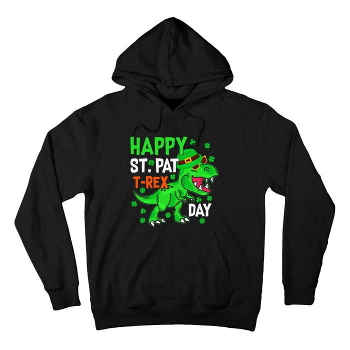 Happy St PatRex Saint Patrick's Day Dinosaurs Tall Hoodie