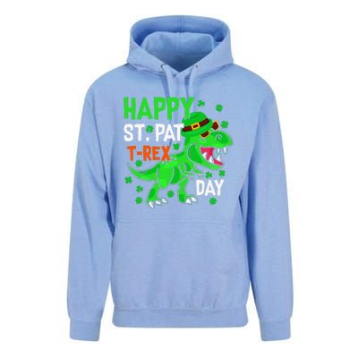 Happy St PatRex Saint Patrick's Day Dinosaurs Unisex Surf Hoodie