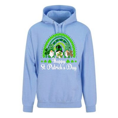 Happy St Patrick's Day Three Gnome Irish Shamrock Leprechaun Unisex Surf Hoodie