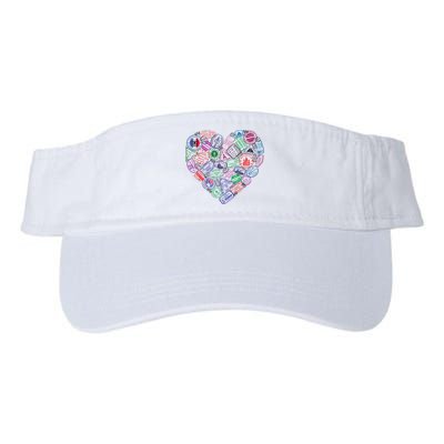 Heart Shaped Passport Travel Stamp Visor