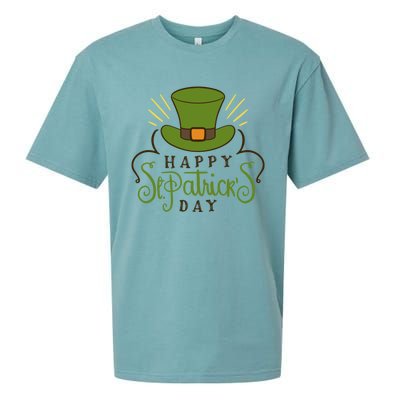 Happy St Patrick Day Sueded Cloud Jersey T-Shirt