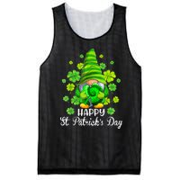 Happy St. Patrick's Day Gnome Tie Dye Shamrock Mesh Reversible Basketball Jersey Tank