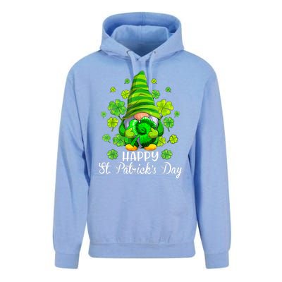 Happy St. Patrick's Day Gnome Tie Dye Shamrock Unisex Surf Hoodie