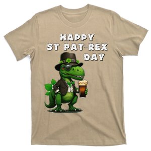 Happy ST PATREX DAY (Patricks) Funny TRex Dinosaur T-Shirt