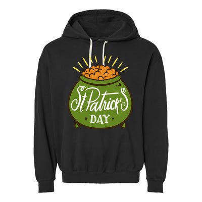 Happy St Patrick Day Garment-Dyed Fleece Hoodie