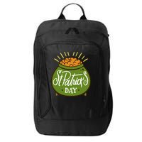 Happy St Patrick Day City Backpack