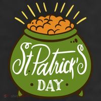Happy St Patrick Day 11oz C Handle Ceramic Mug