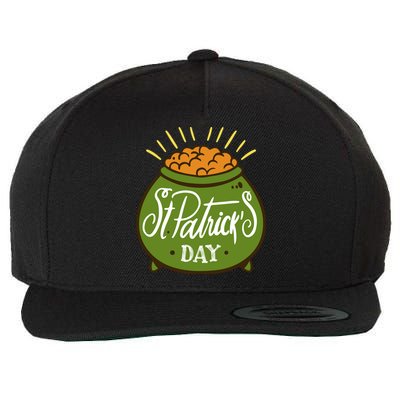 Happy St Patrick Day Wool Snapback Cap