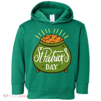 Happy St Patrick Day Toddler Hoodie