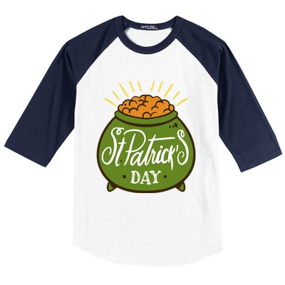 Happy St Patrick Day Baseball Sleeve Shirt